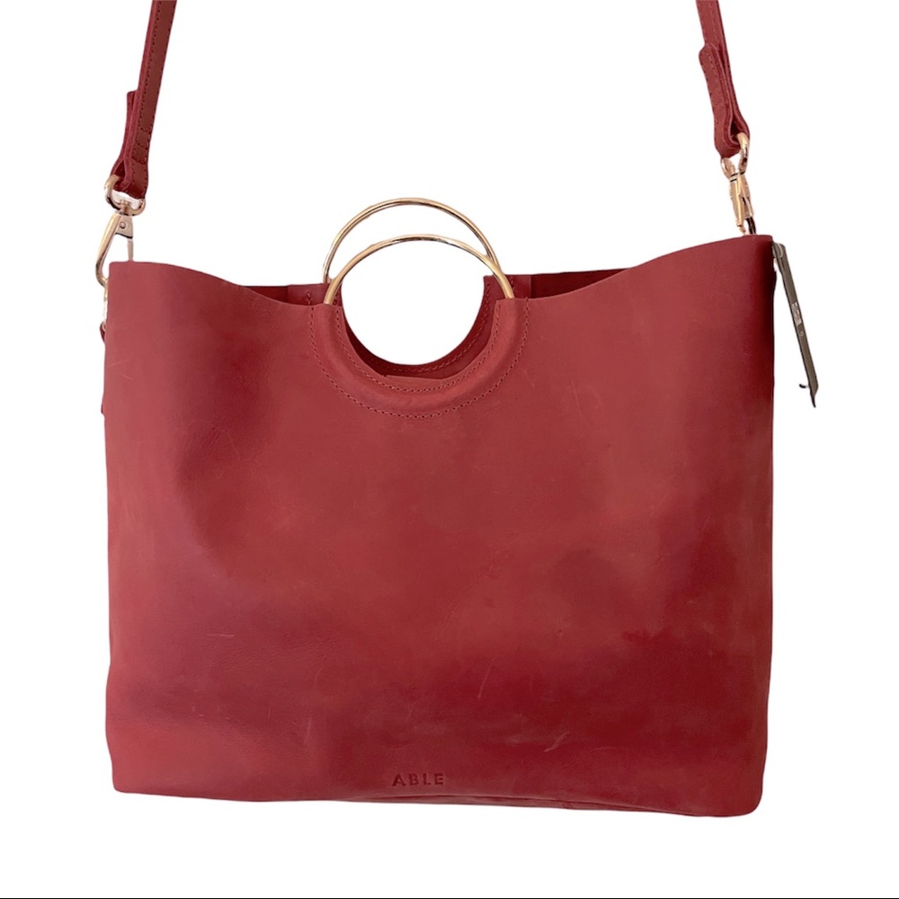 NWOT ABLE Leather Fozi Crossbody Handbag- DISCONTINUED STYLE